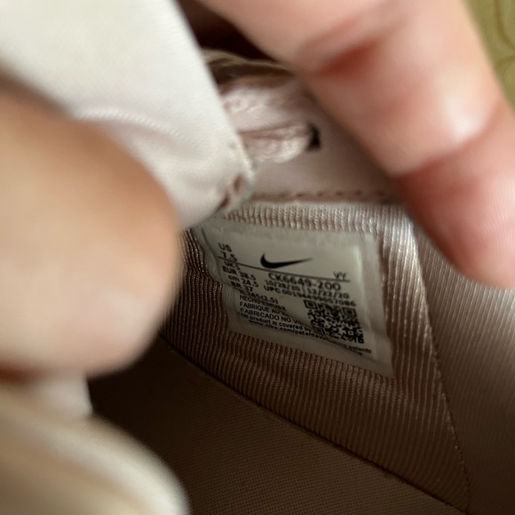 Ladies Nike Air Force 1 tan rose blush color ladies size 7.5 - Picture 5 of 6